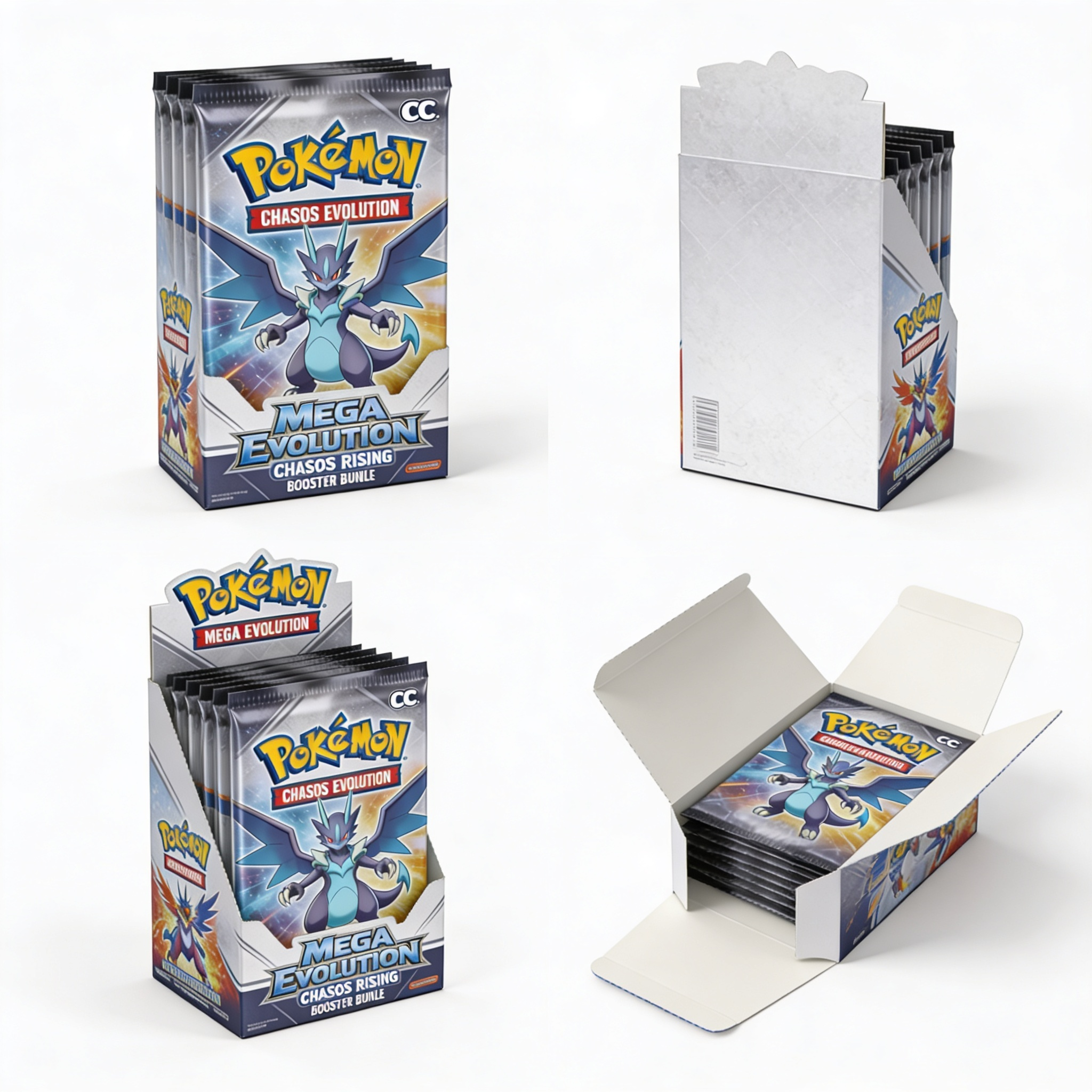 Kidspark.com Pokémon TCG: Mega Evolution—Chaos Rising Booster Bundle